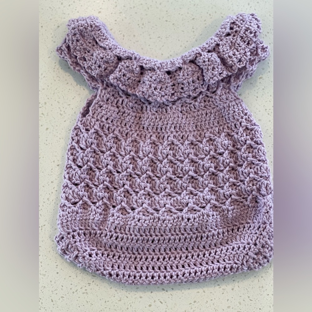 Ruffle Collar Baby Romper